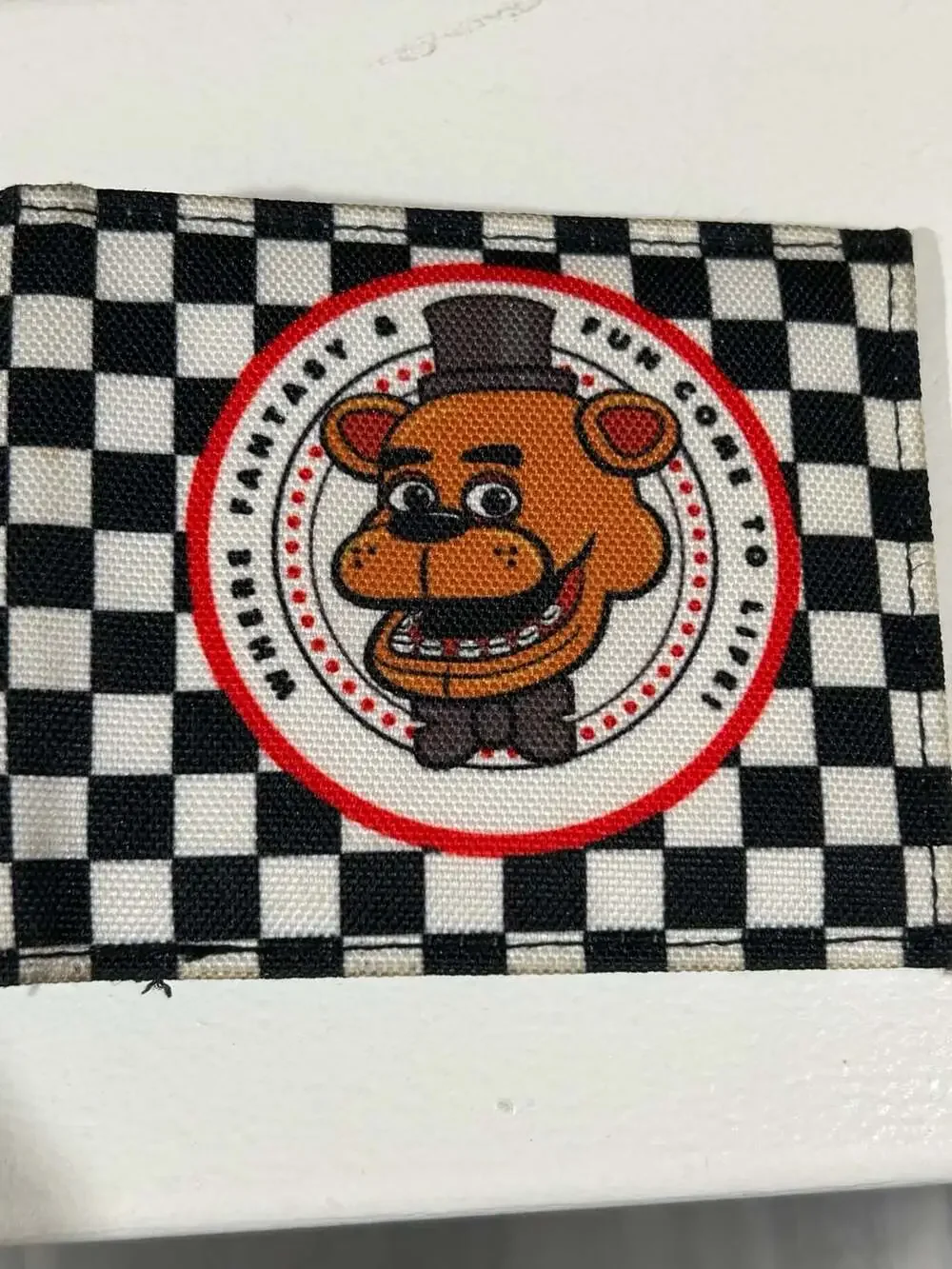 Five Nights at Freddy's Checkerboard Wallet